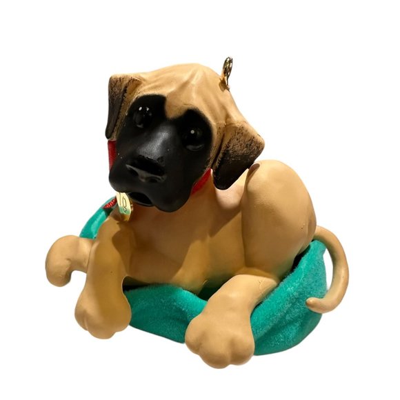 Hallmark Keepsake 2019 Great Dane Puppy Christmas Ornament Puppy Love Series - Picture 5 of 10